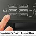 CHEFMAN Indoor Pizza Oven - Makes 12 Inch Pizzas in Minutes, Heats up to 800F - Countertop Electric Pizza Maker with 5 Touchscreen Presets, Pizza Stone and Peel Included - Stainless Steel