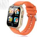 Luyiilo Kids Games Watch, with 26 Puzzle Games, Touch Screen, HD Camera, Alarm Clock, Toys for Ages 3-12 Years Old.Birthday Gift for Boys Girls (Orange)