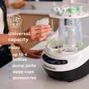 Baby Brezza Baby Bottle Washer Pro - Clinically Proven Better Cleaning - Washer, Sterilizer + Dryer In One Appliance for Essentials like Bottles + Pump Parts Machine Replaces Brushes + Racks