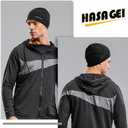 Beanies Skull Caps for Men, Women Warm Helmet Liner Cycling Cap Soft Lightweight Beanie Hat Antistatic Running Beanie (Black)