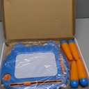 Magnetic Drawing Doodle Board for Toddler,Toddler Toys for 3 4 5 Year Old Boys Girls,Learning Educational Baby Kids Toys for Boys and Girls 3 Years and Up,Christmas Birthday Gifts (Blue Orange)