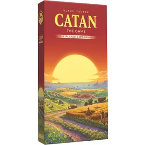 CATAN 5-6 Player Board Game Expansion (6th Edition) Add More Players to Your Adventure, Ages 10+, 3-6 Players, 60-90 Minute Playtime
