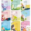 KONEUK 72 Pack Bulk Hydrating Face Masks Skincare, Collagen Sheet Face Mask for Dry, Oily Skin, Spa Gifts for Women Skin Care, Sleepover Party Supplies, Party Favors, Birthday Gifts (9 Types x 8 Pcs)