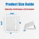 Thicken 1mm 20 x 24 Access Panel for Drywall, Ceiling Access Panel for Drywall,20x24 Metal Access Panels are Thickened to 1mm to Solve Fragile Panels (Hole Size: 19.48 inches x 23.42 inches)