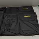 MIKKUPPA Car Trunk Organizer - 50L Collapsible Trunk Organizer, Sturdy Car Storage for SUV Auto Truck Van with Non Slip Bottom (Black) (Medium - No Lid)