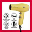 REVLON Compact Hair Dryer | 1875W Lightweight Design, Perfect for Travel, (Yellow)