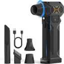 Electric Air Duster-380000RPM Compressed Air Duster, Super High-Speed Air Blower, Replace Compressed Air Cans,Keyboard and PC Clean, Adjustable Air Blower for Outdoors,Car,Home (AC-27)