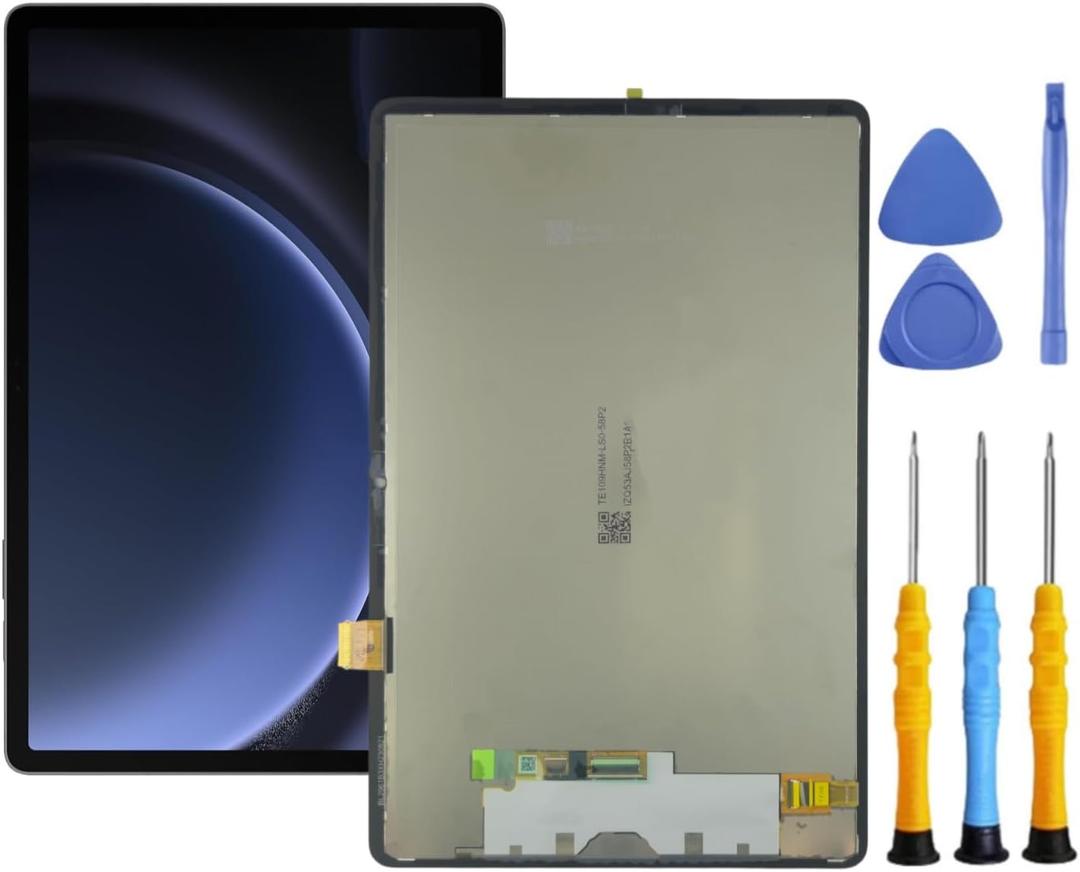 for Samsung Galaxy Tablet S9 FE Screen Replacement for Samsung Tab S9 FE Screen Replacement SM-X518u SM-X510 SM-X516 LCD Display Digitizer Touch Screen Assembly 10.9 inch Black