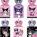 ARHAVI 12pcs Kuromi Party Favor Gift Boxes, My Melody and Kuromi Birthday Party Supplies for Kawaii Party Decorations