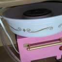 Nostalgia Vintage Cotton Candy Machine - Countertop Cotton Candy Maker With 2 Reusable Cones & 1 Sugar Scoop - Use Hard Candy or Sugar to Create Fluffy, Delicious Treats in Minutes-Pink
