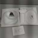 Makeup Mirror with Lights, 1X/10X Magnifying Mirror with Light, Rechargeable Lighted Makeup Mirror with Magnification, 3-Color Lighting, Height Adjustable 360 Rotation Desk Mirror, Gift for Women (White)