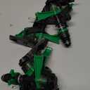 1/ 2 Inch Plastic Impact Sprinklers Adjustable 0 Degree to 360 Degree Pattern Plastic Sprinkler Head for Garden Watering Supplies (4 Pieces)