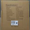 Lamp Shades Set of 2. . . Drum Lamp Shades Fits Harp-Style Bedside & Floor Easy Assembly (Ships Rolled Flat) (White - Pack of 2, Medium)