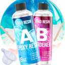 3 x Crystal Clear Epoxy Resin Kit, 16OZ Epoxy Kit - High-Gloss & Bubbles Free, Self-Leveling Art Resina, Food Safe Resin for DIY Art,Wood, Jewelry, Coating, Casting Bar Top, River Tables