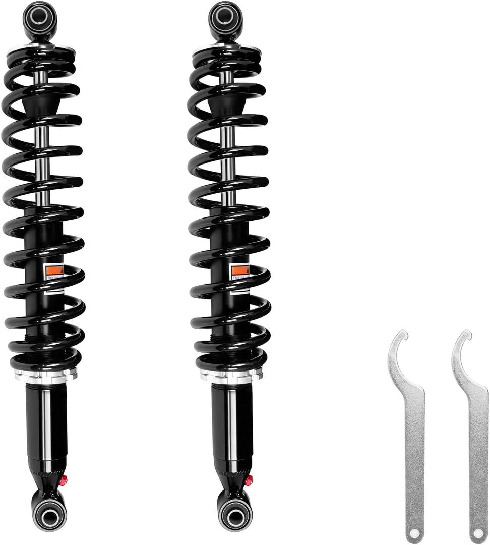 Monotube Rear Shocks, Shock Absorber, Struts for Yamaha Bruin YFM350BA and YFM350FA,FAH; Yamaha Grizzly 350; OEM#: 5UH-F2210-01-00, 5UH-F2210-00-00, 1515-0828; Amortiguadores para Yamaha Bruin