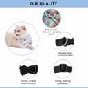 Bandana Collar Scarf for Dogs, 3 Pack, Adjustable Triangle for Puppy & Cat Small, Medium & Large, 1 Poop Bag (Large)