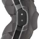 Shock Doctor Knee Brace, Compression Knee Brace for Men & Women, Hinged Knee Brace with Side Stabilizers, Maximum Support, Adjustable Dual Hinges, Knee Braces and Knee Support (Black)