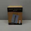 2 Pack 2.7 Gal Bathroom Trash Can with Lid, Automatic Trash Can Small Smart Garbage Can Touchless, Slim Motion Sensor Waterproof Plastic Trash Bins for Bedroom Office Kitchen Toilet (White)