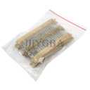 20 Pcs=43values*20 Pcs Carbon Film Resistor Kit 1/4W 5% Resistors Assorted Kit Resistance 1R-1M Ohm 0.25W Resistor Pack Replacement for OEM New 2026 High for Reliable Electronic Component