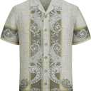 Alex Vando Mens 4-Way Stretch Wrinkle Free Business Casual Dress Shirt (L)