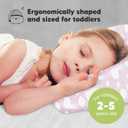 Toddler Pillow with Pillowcase - 13x18 My Little Dreamy Kids Travel Bed Pillows for Sleeping, Organic Cotton Small Pillowcase, Soft & Breathable, Machine Washable, Toddlers 2-5 years old (Alpacas)