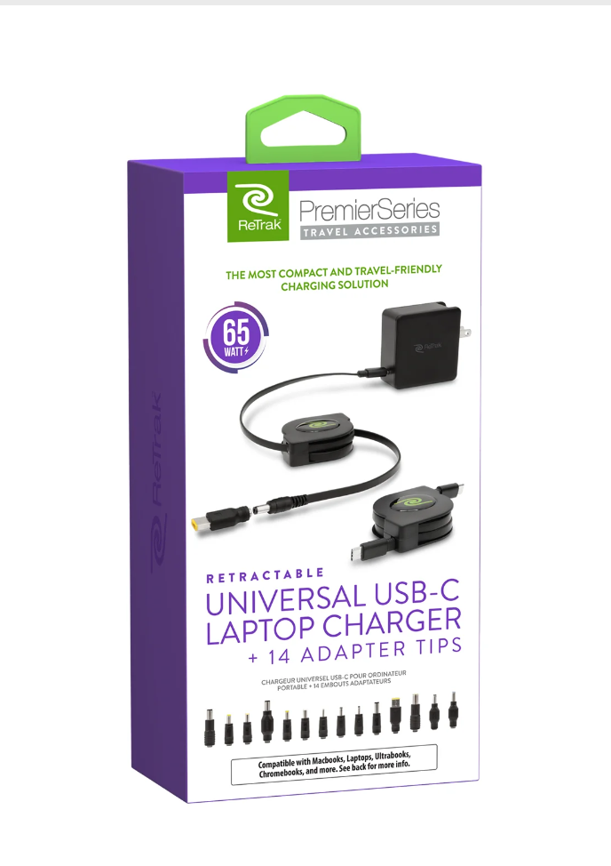 ReTrak 67W Universal Laptop Charger