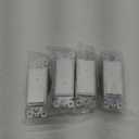 4 Pack SOZULAMP 3 Way Light Switch with LED Night Light 15Amp 120/277Volt,Three Way Wall Switch, Automatic On/Off Sensor, White