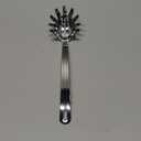 HIFIND Stainless Steel 9.06 inch Spaghetti Server Spoon with Teeth - Pasta Fork Pasta Server Noodle Spoon Heavy Duty Cooking Utensils Classic Dishwasher Safe