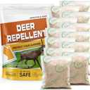 2 Pcs fcesiweg Deer Repellent for Plants, Rabbit Repellent Outdoor, Deer Away Repellent Outdoor, Rabbit Deterrent, Deer Deterrent for Trees, Deer Repellant Yard 12P