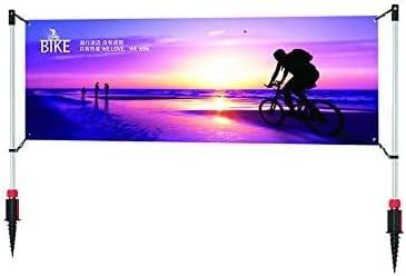 Outdoor Horizontal Banner Post Advertising Displays Marketing Size up to 3x10ft