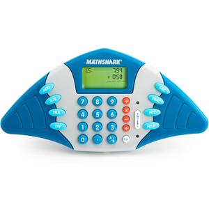 Educational Insights MathShark - Electronic Math Games for Kids Ages 6-8, Handheld Math Game, Addition and Subtraction Toys, Multiplication and Division Games for First Graders, Kids Learning Game