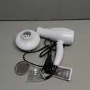 Conair Double Ceramic Hair Dryer with Diffuser | Blow Dryer with Ionic Conditioning | Includes Diffuser and Concentrator | White