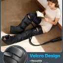YINGGG Leg Massager with Heat and Compression - Foot and Calf Massage Sleeve with 3 Heat, 6 Intensities, 6 Modes, Compression Boots for Circulation and Pain Relief