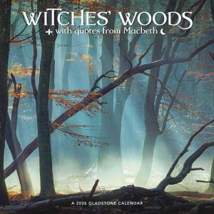 Gladstone Media, Witches Woods 2026 Square Wall Calendar