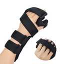 OSK Soft Functional Resting Hand Splint for Flexion Contractures - Stroke Hand Brace by Restorative Medical - Corrective, Supportive Brace for Correction, Comfort & Pain Relief (Small, Left) 