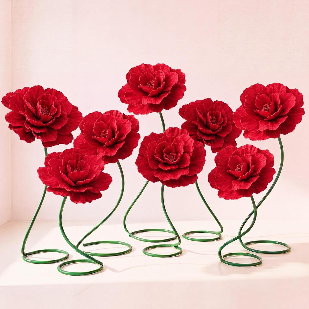 8 Pcs 5 ft Large Peony Giant Artificial Peony