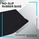 Logitech G240 Cloth Gaming Mouse Pad, Optimized for Gaming Sensors, Moderate Surface Friction, Non-Slip Mouse Mat, Mac and PC Gaming Accessories, 340 x 280 x 1 mm