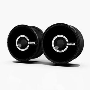 SinAlpha Wheel Cover for Tesla Model 3 18-Inch, Snap-On Full Coverage Rim Protector, Less Wind Drag, Tesla Model 3 Accessories, Fit 2017-2023, Black Ring