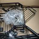 YASONIC Shower Caddy Corner, 3-Pack Adhesive Rustproof Stainless Steel Shower Shelves with Soap Holder, No Drilling Shower Organizer Corner for Dorm, Renters Bathroom, Black