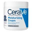 CeraVe Moisturizing Cream, Body and Face Moisturizer for Dry Skin, Body Cream with Hyaluronic Acid and Ceramides, Daily Moisturizer, Oil-Free, Fragrance Free, Non-Comedogenic, 19 Ounce