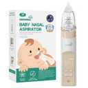 GROWNSY Nasal Aspirator for Baby, Electric Baby Nose Sucker, Automatic Nose Cleaner with Larger Suction Chamber and More Powerful Suction, Music and Light Soothing Function, Beige