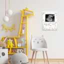 Under the Sea Ultrasound Picture Frame, Adorable Ocean Baby Shower Decorations, Gender Reveal & Baby Sonogram Picture Keepsake, Pregnancy Gifts for New Moms, Pregnancy Announcement Memory Frame