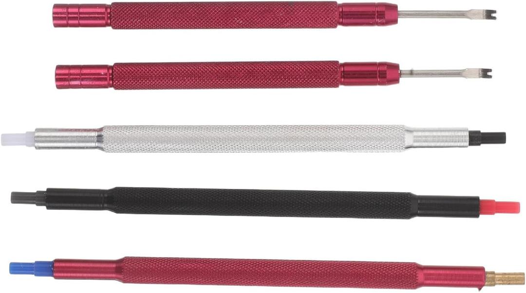 Watch Repair Tool Set with Link Remover and Hand Pusher, 2pcs Lever Removers 3pcs Pin Punches for Wristwatch Maintenance and Bracelet Strap Replacement