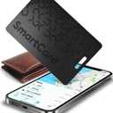 MFi Certified Wallet Tracker Card for Apple Find My, Ultra Slim Rechargeable & IP68 Waterproof Item Finder Locator Tag to Find Lost Wallets, Keys, Luggage (Blue, 1 Pack)