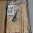 Yarn Holder for Crochet Accessories  Durable Bamboo Wood Knitting Accessories Yarn Storage Organizer with Built-in Phone Stand  Tangle-Free Dual Rods and Tool Holder  Works with Skein, Cake, Ball