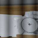 JSAITEE Ceiling Fan with Light and Remote/APP Control, 72 inch Large Low Profile Ceiling Fans for Living Room Patio, Quiet DC Reversible Motor, 6 Speed, 3CCT, Dimmable, Dual Finish 8 Blades, White