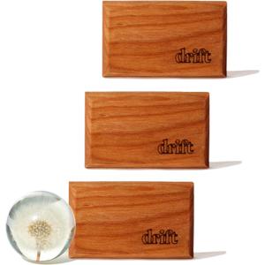 Drift Car Air Freshener - The Original Wood Air Freshener - Car Odor Eliminator - Long Lasting Scent - Metal Clip - Essential Oils - Clean Ingredients - Open Air Scent 3 Pack Refill - NO CLIP INCLUDED