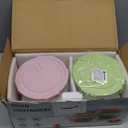 30oz Glass Meal Prep Containers with Lids, Airtight 3.75 Cup Food Storage Containers Set, Heat-Resistant BPA-Free Glass Containers for Soup Leftover, Microwave, Dishwasher, and Freezer Safe (4 Packs) (Multicolor+Clear)