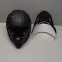 TRIANGLE Dual Sport Motorcycle Helmet Dirt Bike Helmets ATV Full Face Helmet for Adults Men with Internal Sunshield DOT Approved (Medium, Matte Black)