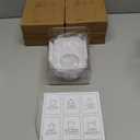 Tatuo 3 Pack Laundry Detergent Dispenser 61 oz Clear Liquid Container with 6 Removable Labels, Fabric Softener Pet Plastic Detergent Dispenser for Laundry Room Organization and Storage